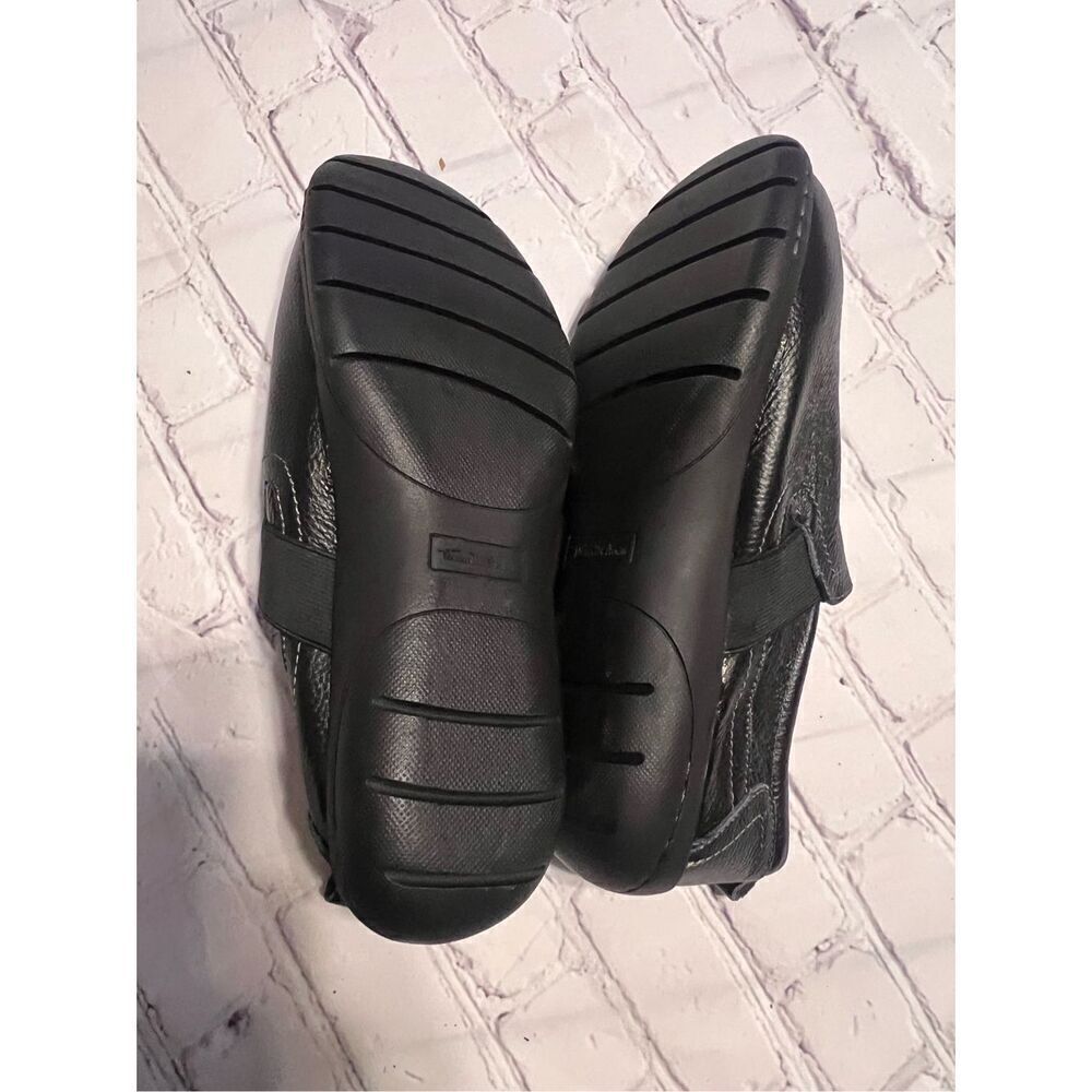 Thom McAn Women's Size 10 Wide Dalton Black Leather Slip On Shoes Everyday Comfy - Picture 8 of 10